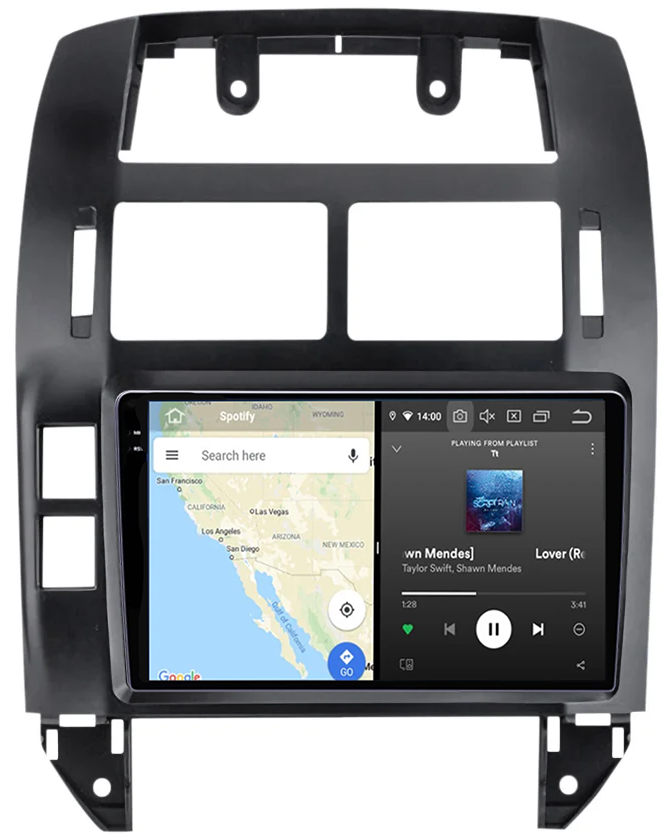 Navigatie dedicata Polo Mk4 2004-2009, 12GB RAM 256GB ROM, Android 14, Rezolutie 2K, Display QLED, 9", DSP, Carplay, Android Auto, Internet, Youtube, Waze, Wi Fi, USB [2]