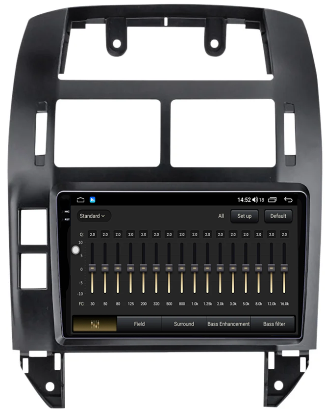 Navigatie dedicata Polo Mk4 2004-2009, 12GB RAM 256GB ROM, Android 14, Rezolutie 2K, Display QLED, 9", DSP, Carplay, Android Auto, Internet, Youtube, Waze, Wi Fi, USB [3]