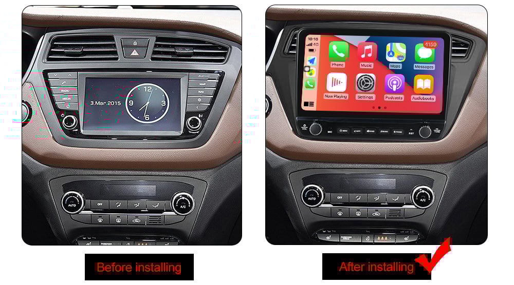 Navigatie dedicata I20 2015-2017 cu butoane rotative model 2024, 9 Inch, 2GB RAM 32GB ROM, Quadcore, Android 13, WiFi, Bluetooth, Magazin Play [6]