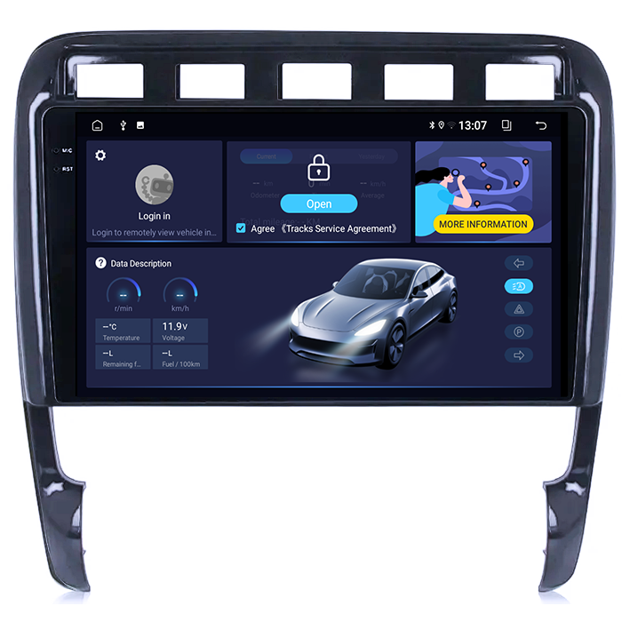 (Resigilata) Navigatie dedicata Porsche Cayenne 2002-2010 , Android 13, Display 9 inch, 2GB RAM +32 GB ROM, Internet , Aplicatii , Waze , WI-FI , USB , Bluetooth , Mirrorlink [8]
