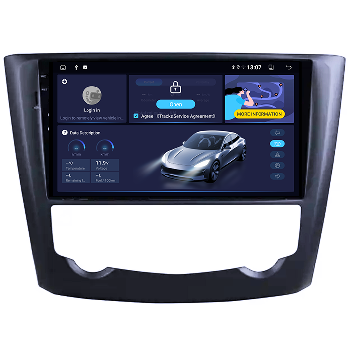 (Resigilata) Navigatie dedicata Renault Kadjar 2015-2017, 2GB RAM 32GB ROM, Quad Core, Display 9" IPS Full HD, Carplay&Android Auto, Android 14, Suport camere AHD [2]