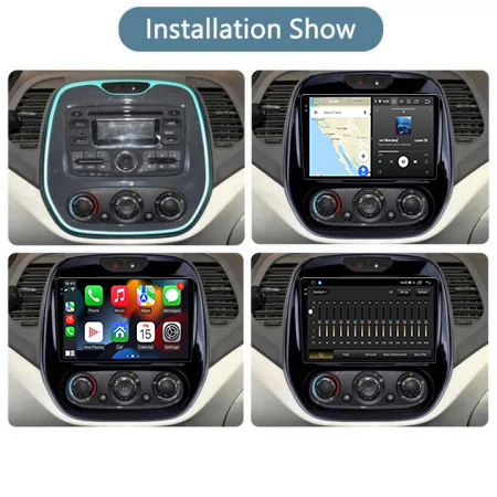 Navigatie dedicata Renault Captur 2013+, 8GB RAM 128GB ROM, Octacore, Platforma 7862, Android 14, Display QLED 9", Suporta camera 360", DSP, Carplay&Android Auto, SIM [4]