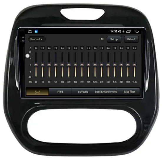 Navigatie dedicata Renault Captur 2013+, 8GB RAM 128GB ROM, Octacore, Platforma 7862, Android 14, Display QLED 9", Suporta camera 360", DSP, Carplay&Android Auto, SIM [2]