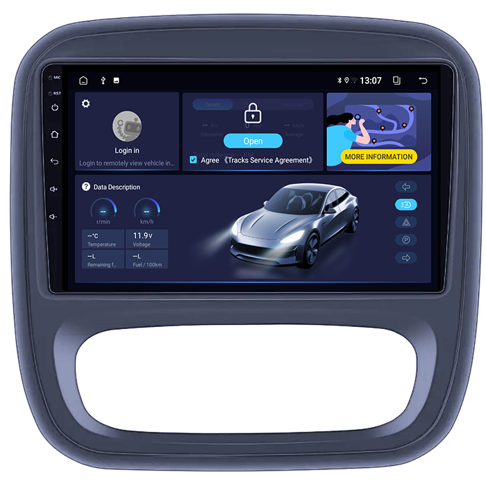 (Resigilata) Navigatie dedicata Renault Captur, Trafic 3, 2GB RAM 32GB ROM, Quad Core, Display 9" IPS Full HD, Carplay, Android 13, Bluetooth, Magazin Play, Suport camere AHD [8]