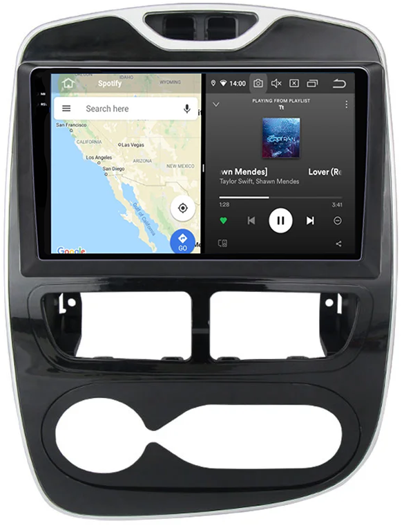 Navigatie dedicata Renault Clio 2017-2019, 12GB RAM 256GB ROM, Android 13, Rezolutie 2K, Display QLED, 10", DSP, Carplay, Android Auto, Internet, Youtube, Waze, Wi Fi, USB [5]