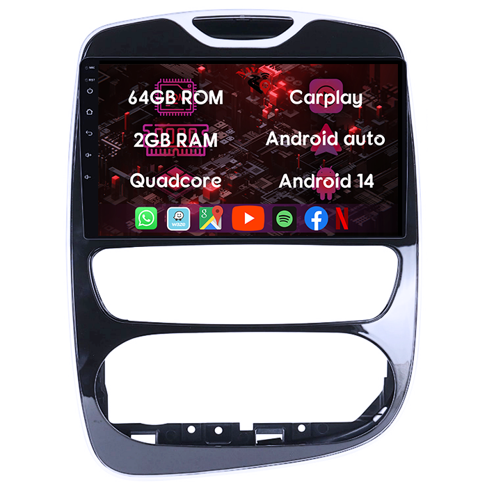 (Resigilata) Navigatie dedicata Renault Clio 4 BH98 KH98 2012-2018, 2GB RAM 32GB ROM, Quad Core, Display 10" IPS Full HD, Carplay, Android 13, Bluetooth, Magazin Play, Suport camere AHD [9]