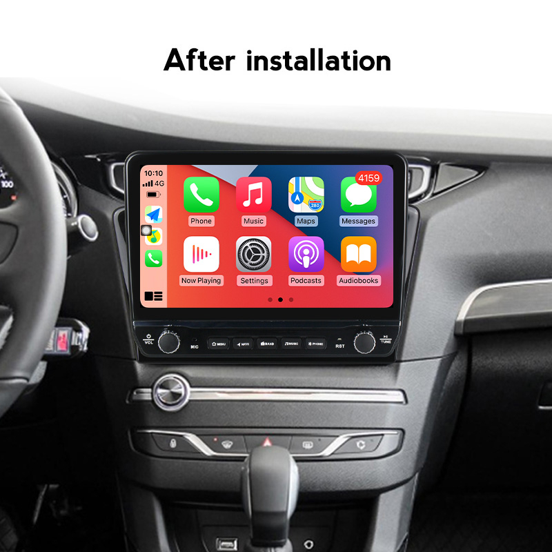 Navigatie dedicata Peugeot 408 2014-2018 cu butoane rotative model 2024, 10 Inch, 2GB RAM 32GB ROM, Quadcore, Android 13, WiFi, Bluetooth, Magazin Play [3]