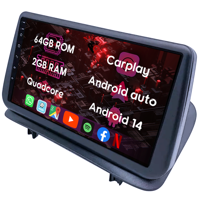 (Resigilata) Navigatie dedicata Renault Clio3 2006-2019, 2GB RAM 32GB ROM, Quad Core, Display 9" IPS Full HD, Carplay, Android 13, Bluetooth, Magazin Play, Suport camere AHD [6]
