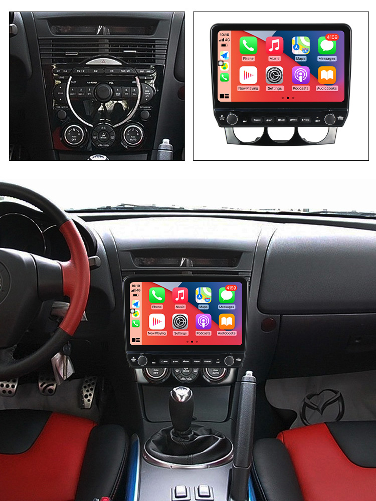 Navigatie dedicata RX8 2008-2021 cu butoane rotative model 2024, 9 Inch, 2GB RAM 32GB ROM, Quadcore, Android 13, WiFi, Bluetooth, Magazin Play [4]