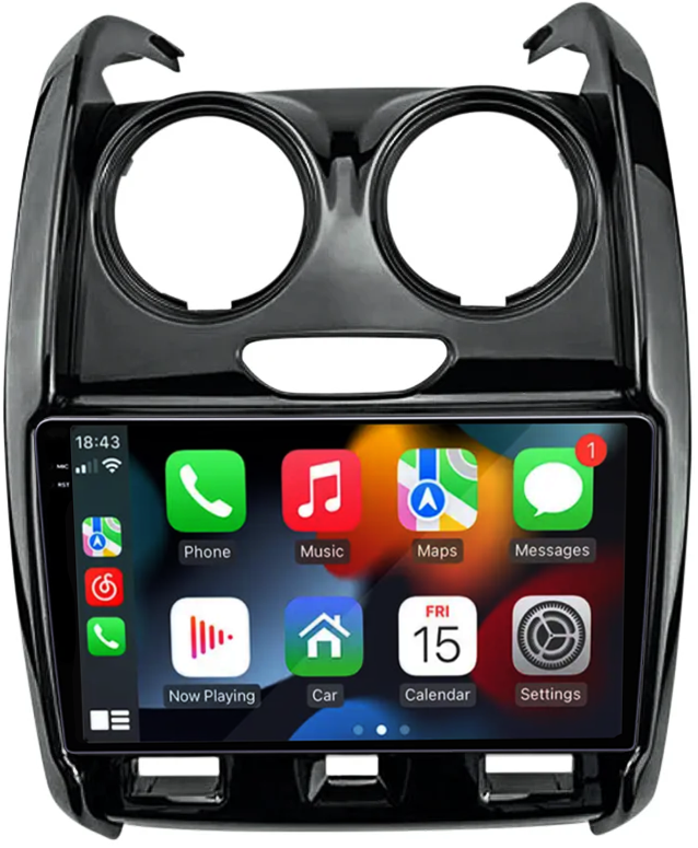 Navigatie dedicata Renault Duster 2015-2020 Lada Largus 2021, 16GB RAM 512GB ROM, Android 13, Rezolutie 2K, Display QLED, 9", DSP, Carplay, Android Auto, Internet, Youtube, Waze [2]