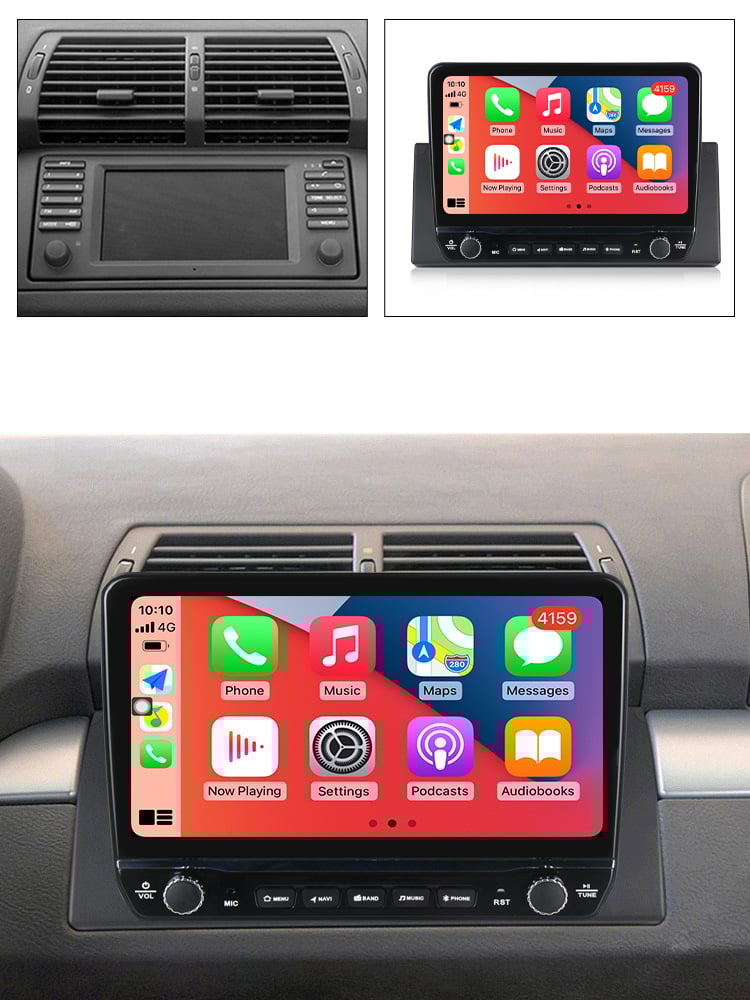 Navigatie dedicata BMW E53 cu butoane rotative model 2024, 9 Inch, 2GB RAM 32GB ROM, Quadcore, Android 13, WiFi, Bluetooth, Magazin Play [4]