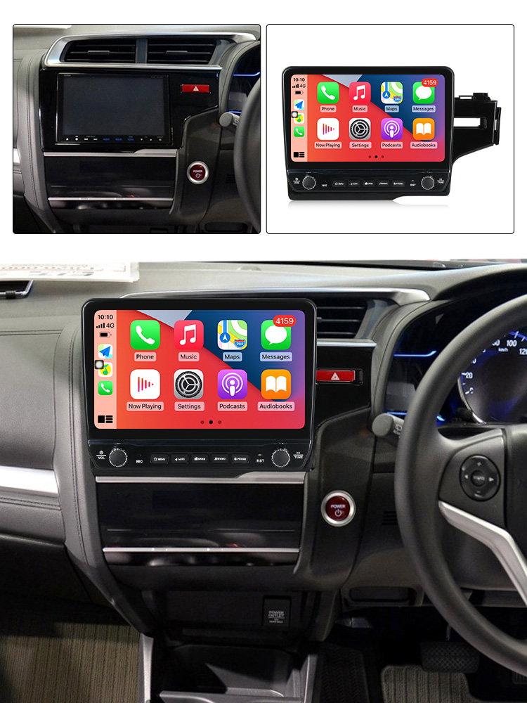 Navigatie dedicata Jazz Fit 2014-2015 cu butoane rotative model 2024, 9 Inch, 2GB RAM 32GB ROM, Quadcore, Android 13, WiFi, Bluetooth, Magazin Play [3]