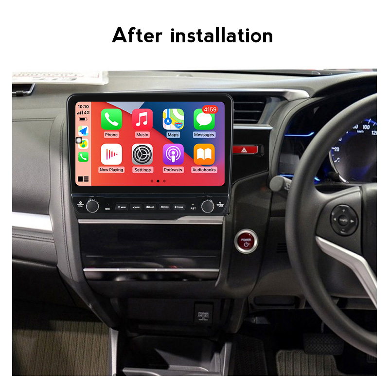 Navigatie dedicata Jazz Fit 2014-2015 cu butoane rotative model 2024, 9 Inch, 2GB RAM 32GB ROM, Quadcore, Android 13, WiFi, Bluetooth, Magazin Play [2]