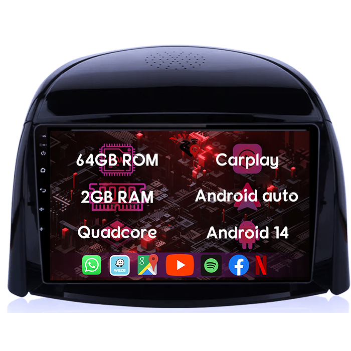 (Resigilata) Navigatie dedicata Renault Koleos 2008-2016, 2GB RAM 32GB ROM, Quad Core, Display 9" IPS Full HD, Carplay, Android 13, Bluetooth, Magazin Play, Suport camere AHD [8]