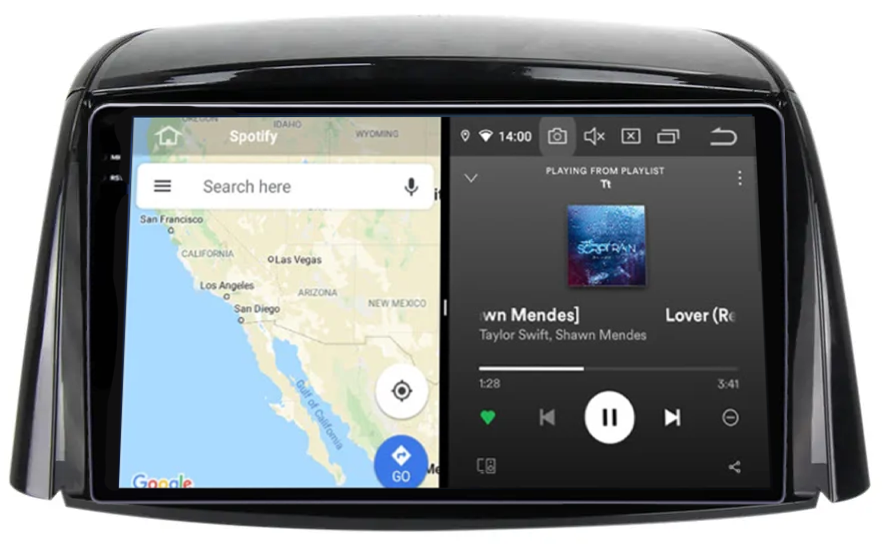 Navigatie dedicata Renault Koleos 2008-2016, 12GB RAM 256GB ROM, Android 13, Rezolutie 2K, Display QLED, 9", DSP, Carplay, Android Auto, Internet, Youtube, Waze, Wi Fi, USB [3]