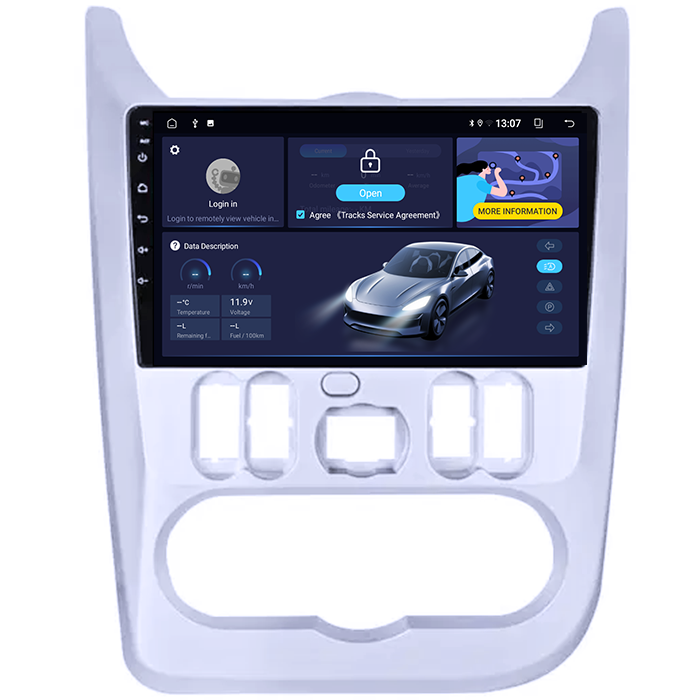 (Resigilata) Navigatie dedicata Renault Logan 2009-2015, 2GB RAM 32GB ROM, Quad Core, Display 9" IPS Full HD, Carplay, Android 13, Bluetooth, Magazin Play, Suport camere AHD [5]