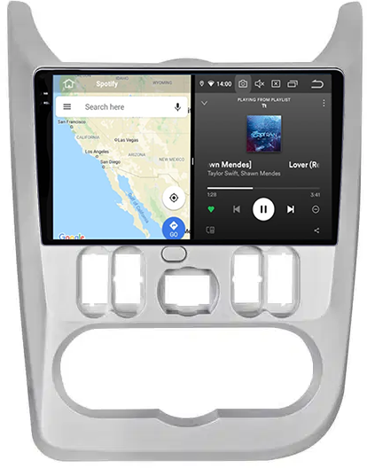 Navigatie dedicata Renault Logan 2009-2015, 12GB RAM 256GB ROM, Android 13, Rezolutie 2K, Display QLED, 9", DSP, Carplay, Android Auto, Internet, Youtube, Waze, Wi Fi, USB [3]
