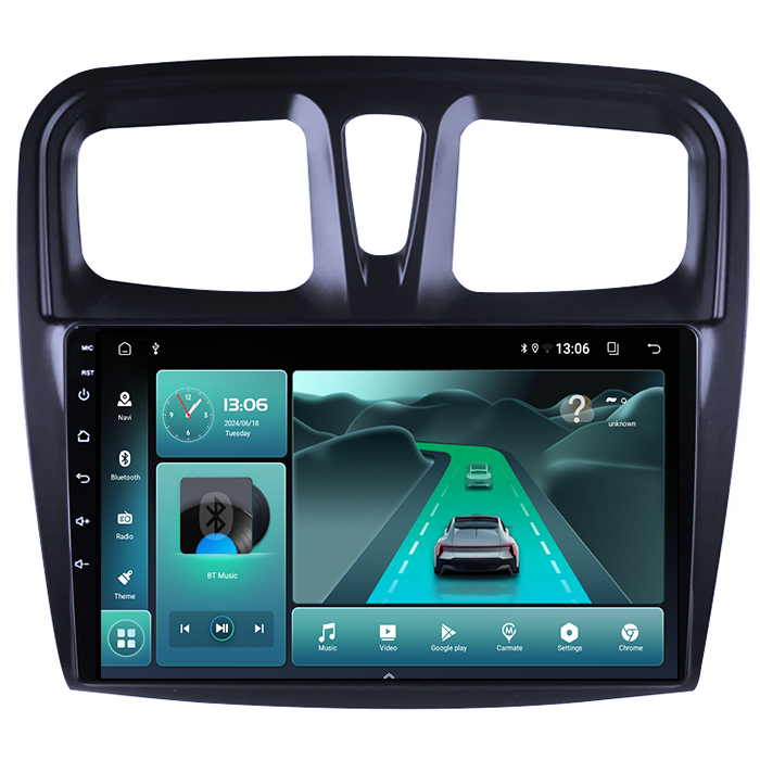 (Resigilata) Navigatie dedicata Renault Logan 2014-2019, 2GB RAM 32GB ROM, Quad Core, Display 9" IPS Full HD, Carplay, Android 13, Bluetooth, Magazin Play, Suport camere AHD [9]
