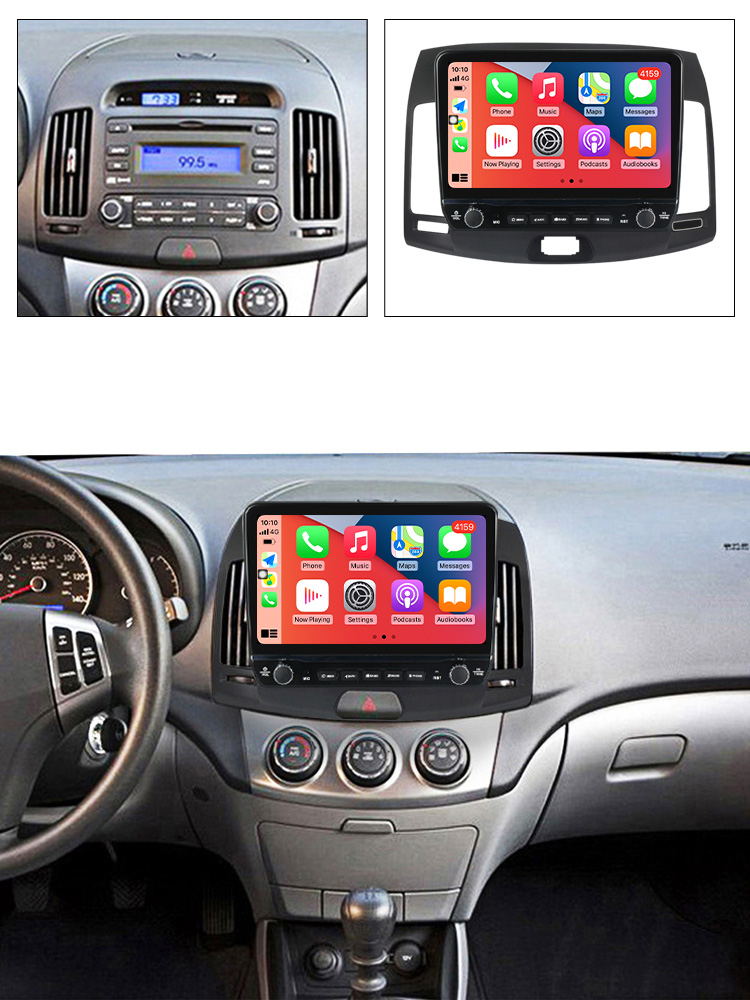 Navigatie dedicata Elantra 2006-2011 cu butoane rotative model 2024, 9 Inch, 2GB RAM 32GB ROM, Quadcore, Android 13, WiFi, Bluetooth, Magazin Play [4]
