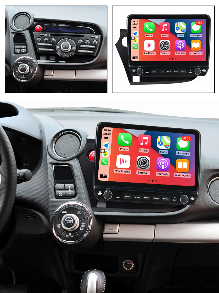 Navigatie dedicata Insight 2009-2014 cu butoane rotative model 2024, 9 Inch, 2GB RAM 32GB ROM, Quadcore, Android 13, WiFi, Bluetooth, Magazin Play [3]