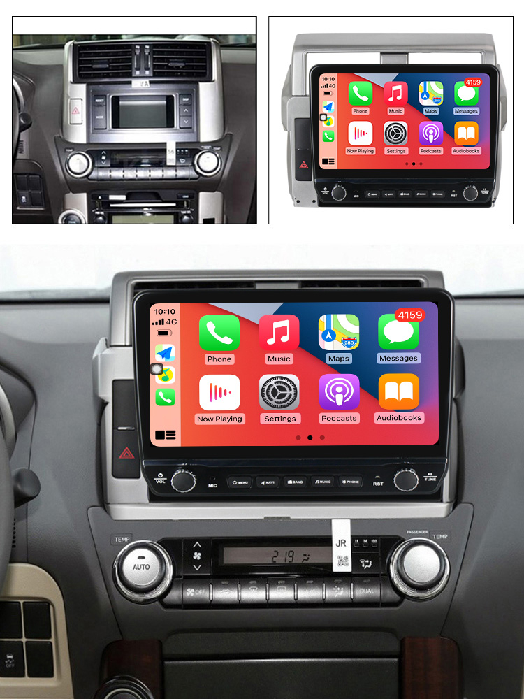 Navigatie dedicata Prado 2013-2017 cu butoane rotative model 2024, 10 Inch, 2GB RAM 32GB ROM, Quadcore, Android 13, WiFi, Bluetooth, Magazin Play [4]
