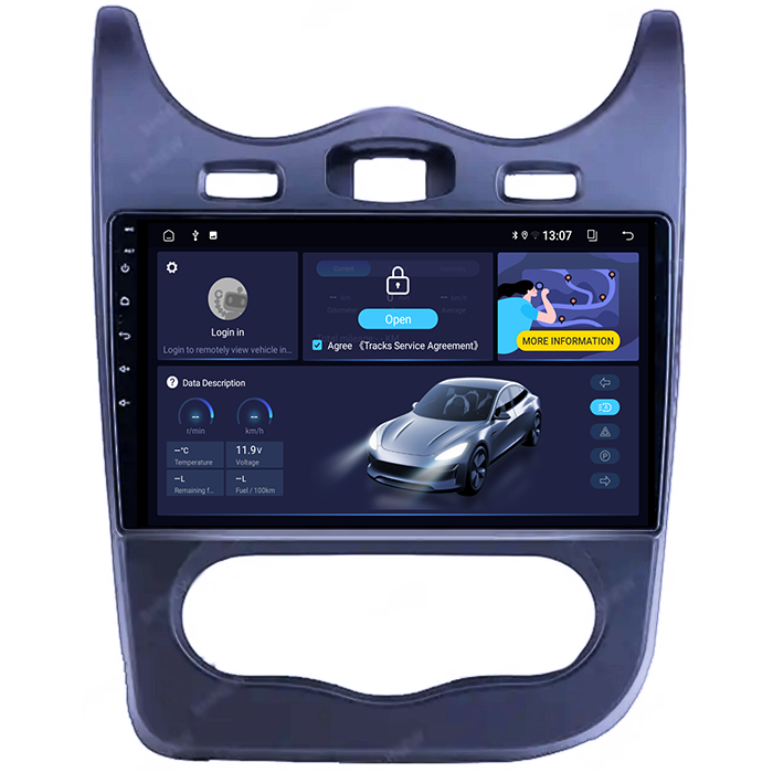 (Resigilata) Navigatie dedicata Renault Sandero 2013-2014, 2GB RAM 32GB ROM, Quad Core, Display 9" IPS Full HD, Carplay, Android 13, Bluetooth, Magazin Play, Suport camere AHD [9]