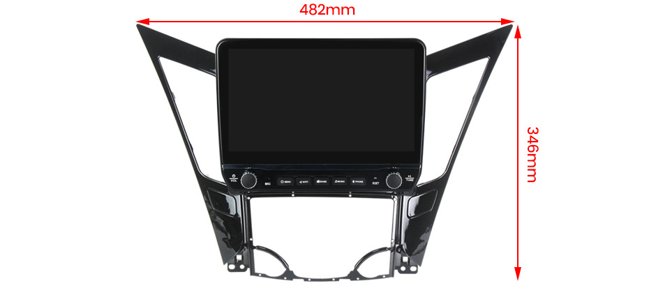 Navigatie dedicata Sonata 2009-2014 cu butoane rotative model 2024, 9 Inch, 2GB RAM 32GB ROM, Quadcore, Android 13, WiFi, Bluetooth, Magazin Play [8]