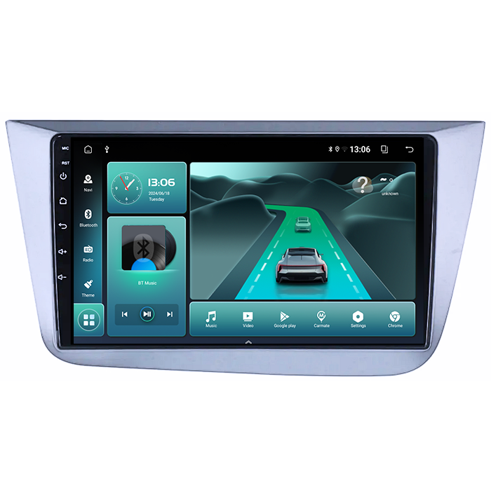 (Resigilata) Navigatie dedicata Seat Leon 2005-2012, 2GB RAM 32GB ROM, Quad Core, Display 9" IPS Full HD, Carplay, Android 13, Bluetooth, Magazin Play, Suport camere AHD [4]