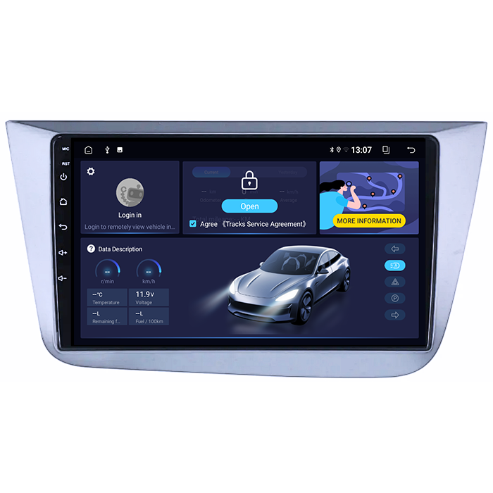 (Resigilata) Navigatie dedicata Seat Leon 2005-2012, 2GB RAM 32GB ROM, Quad Core, Display 9" IPS Full HD, Carplay, Android 13, Bluetooth, Magazin Play, Suport camere AHD [3]