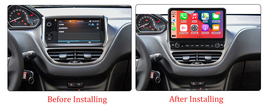 Navigatie dedicata Peugeot 2008 2013-2020 cu butoane rotative model 2024, 10 Inch, 2GB RAM 32GB ROM, Quadcore, Android 13, WiFi, Bluetooth, Magazin Play [5]