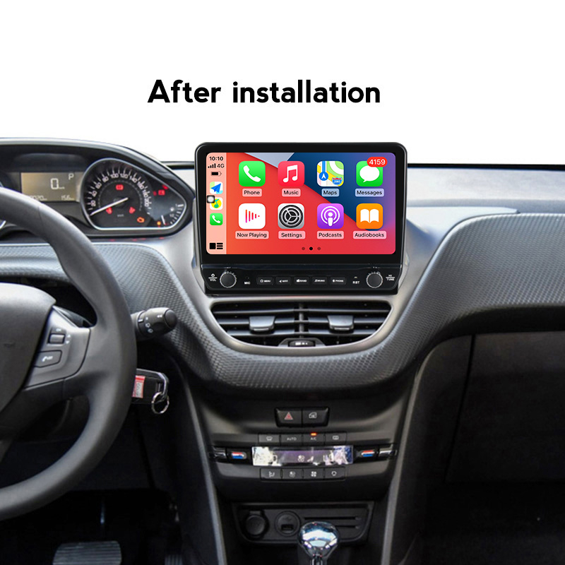Navigatie dedicata Peugeot 2008 2013-2020 cu butoane rotative model 2024, 10 Inch, 2GB RAM 32GB ROM, Quadcore, Android 13, WiFi, Bluetooth, Magazin Play [3]
