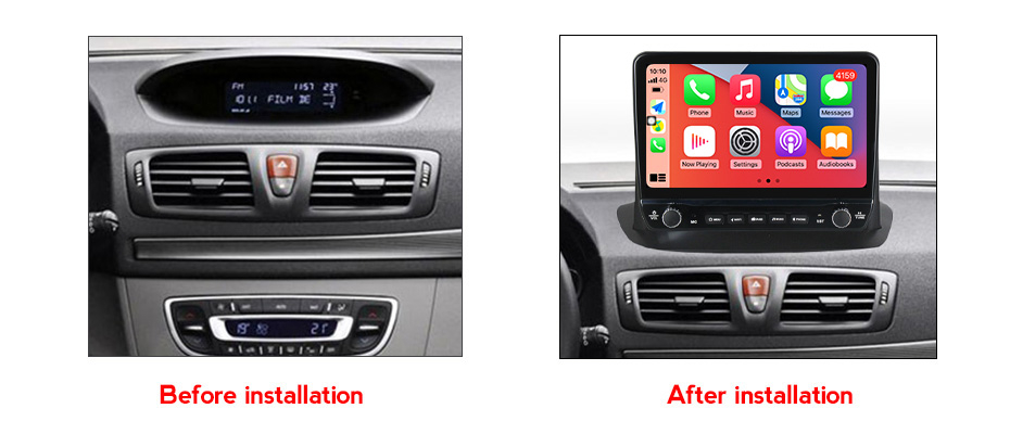 Navigatie dedicata Megane 3 2008-2014 cu butoane rotative model 2024, 9 Inch, 2GB RAM 32GB ROM, Quadcore, Android 13, WiFi, Bluetooth, Magazin Play [5]
