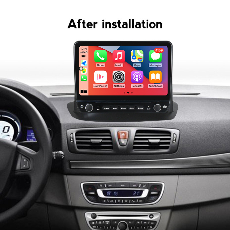 Navigatie dedicata Megane 3 2008-2014 cu butoane rotative model 2024, 9 Inch, 2GB RAM 32GB ROM, Quadcore, Android 13, WiFi, Bluetooth, Magazin Play [2]