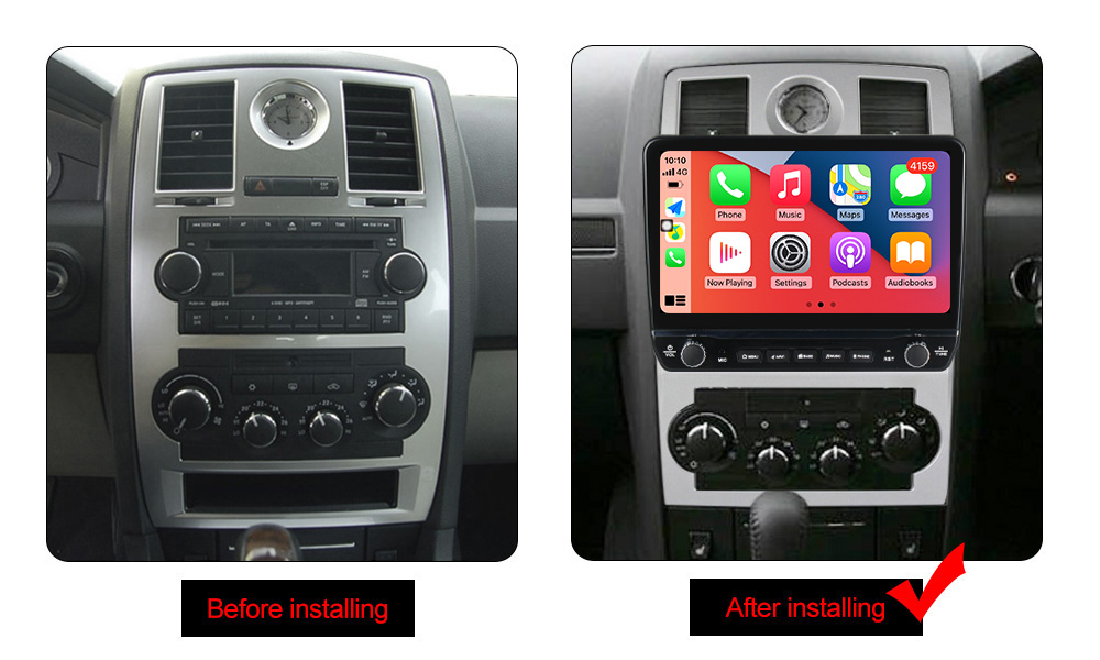 Navigatie dedicata Chrysler 300C 2004-2011 cu butoane rotative model 2024, 9 Inch, 2GB RAM 32GB ROM, Quadcore, Android 13, WiFi, Bluetooth, Magazin Play [5]