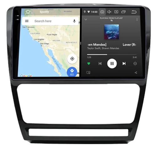 Navigatie dedicata Skoda Octavia 2008-2013, 12GB RAM 256GB ROM, Android 13, Rezolutie 2K, Display QLED, 10", DSP, Carplay, Android Auto, Internet, Youtube, Waze, Wi Fi, USB [3]