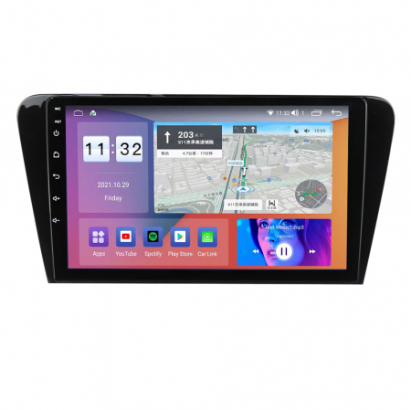 Navigatie dedicata Skoda Octavia 3, 4GB RAM 64GB ROM, Octacore, Android 13, Display QLED 10", DSP, Carplay, Android Auto, Internet, Youtube, Waze, WIFI, Bluetooth [2]