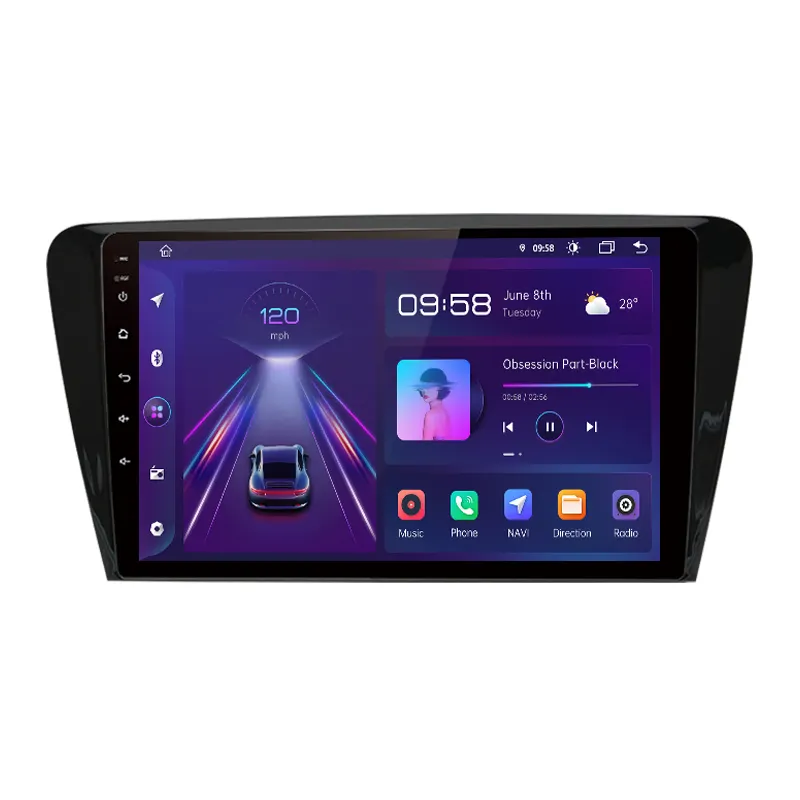 Navigatie dedicata Skoda Octavia 3, 4GB RAM 64GB ROM, Octacore, Android 13, Display QLED 10", DSP, Carplay, Android Auto, Internet, Youtube, Waze, WIFI, Bluetooth [3]