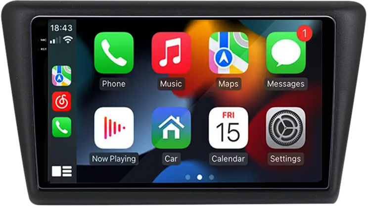 Navigatie dedicata Skoda Rapid 2013-2017, 12GB RAM 256GB ROM, Android 13, Rezolutie 2K, Display QLED, 9", DSP, Carplay, Android Auto, Internet, Youtube, Waze, Wi Fi, USB [2]