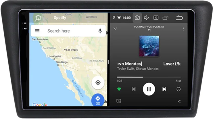 Navigatie dedicata Skoda Rapid 2013-2017, 12GB RAM 256GB ROM, Android 13, Rezolutie 2K, Display QLED, 9", DSP, Carplay, Android Auto, Internet, Youtube, Waze, Wi Fi, USB [5]