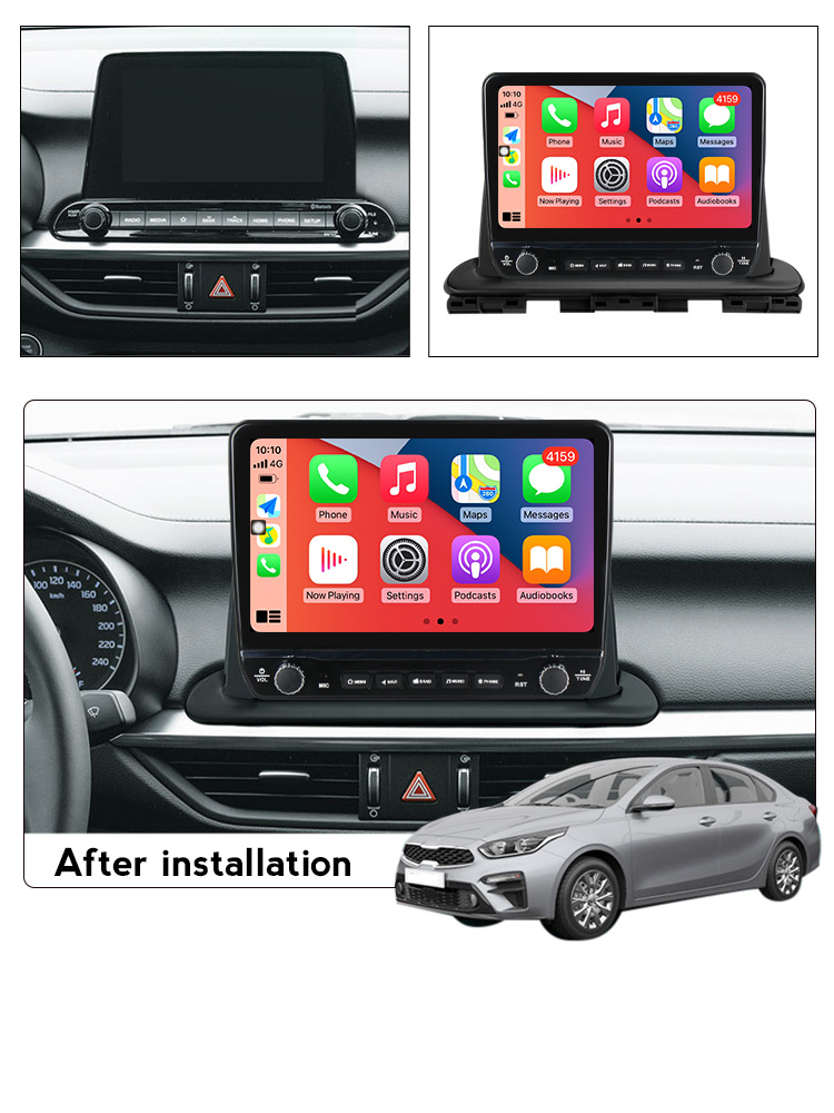Navigatie dedicata Cerato 4 2018-2021 cu butoane rotative model 2024, 9 Inch, 2GB RAM 32GB ROM, Quadcore, Android 13, WiFi, Bluetooth, Magazin Play [4]