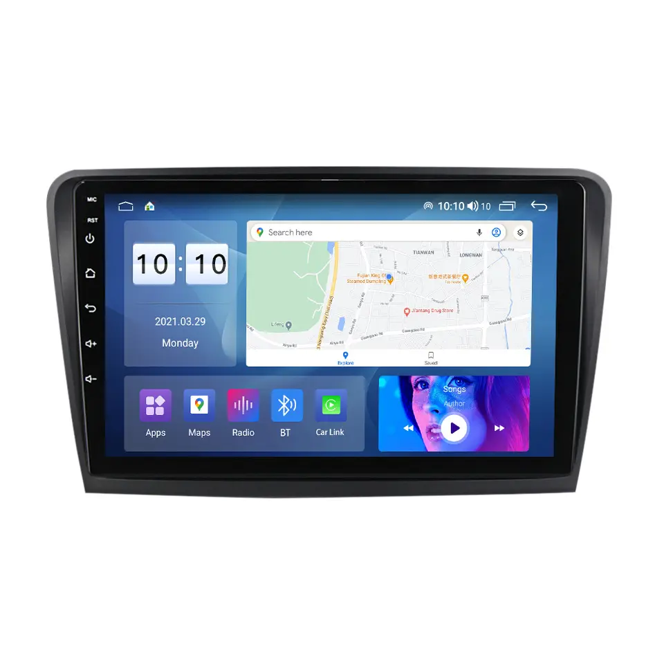 Navigatie dedicata Skoda Superb 2 2008-2015, 4 GB RAM, 32 GB ROM, Android 13, Ecran 10 inch, Procesor 8 Core, Aplicatii, Internet, Waze, Bluetooth, WI-FI [2]