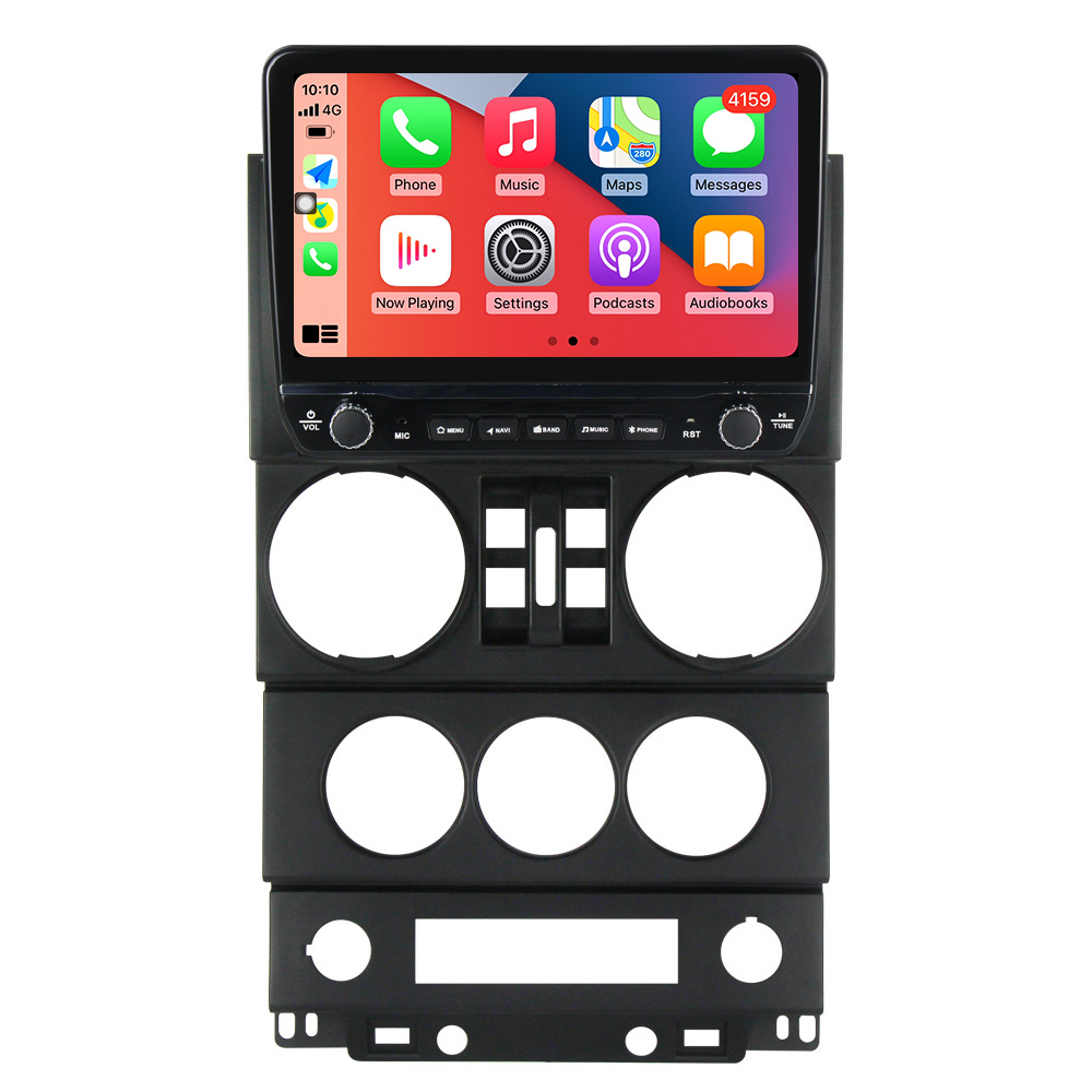 Navigatie dedicata Wrangler Rubicon 2008-2010 cu butoane rotative model 2024, 9 Inch, 2GB RAM 32GB ROM, Quadcore, Android 13, WiFi, Bluetooth, Magazin Play [2]