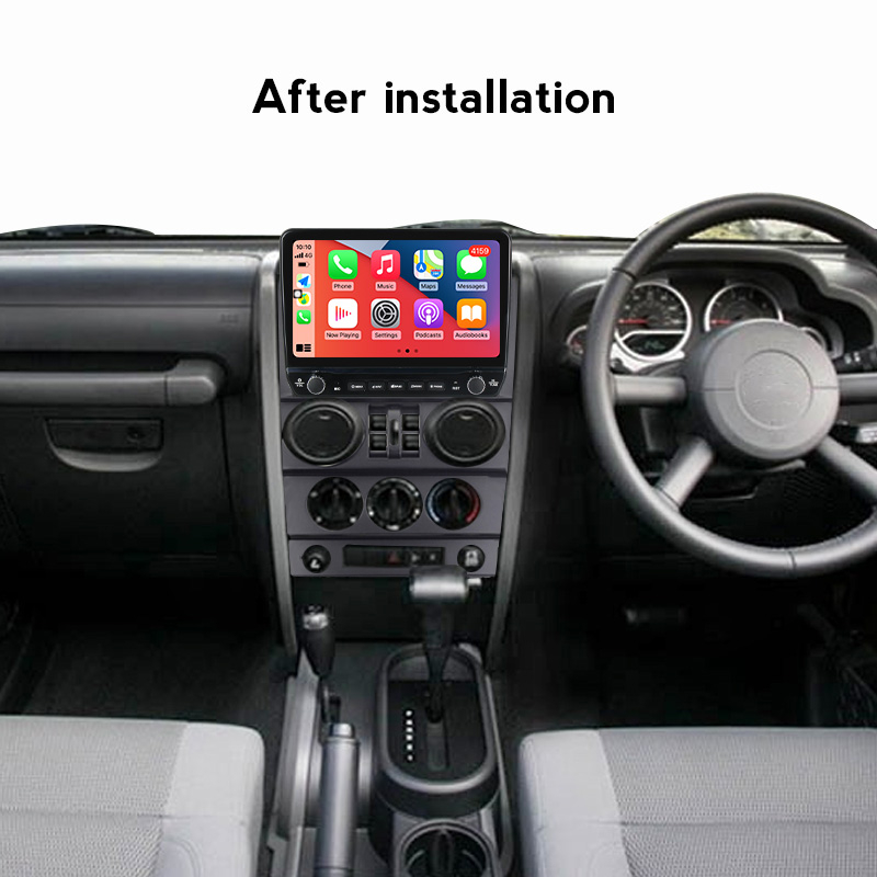 Navigatie dedicata Wrangler Rubicon 2008-2010 cu butoane rotative model 2024, 9 Inch, 2GB RAM 32GB ROM, Quadcore, Android 13, WiFi, Bluetooth, Magazin Play [4]