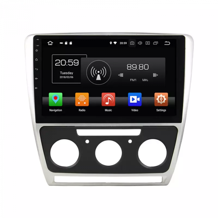 Navigatie dedicata Skoda Yeti 2014+, 4GB RAM 32GB ROM, Octacore, Android 14, Display QLED 10", DSP, Carplay&Android Auto, SIM 4G, Bluetooth, Ventilator Activ [8]