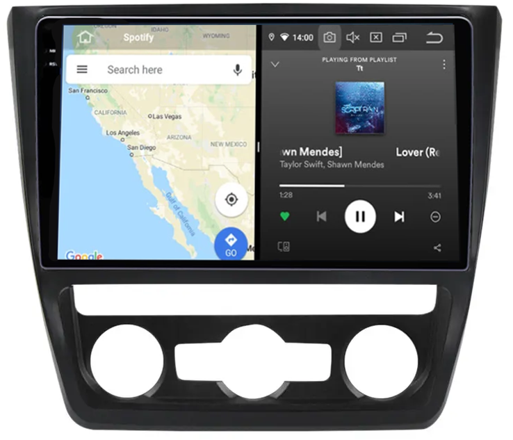 Navigatie dedicata Skoda Yeti 5L 2009-2014, 12GB RAM 256GB ROM, Android 13, Rezolutie 2K, Display QLED, 10", DSP, Carplay, Android Auto, Internet, Youtube, Waze, Wi Fi, USB [2]