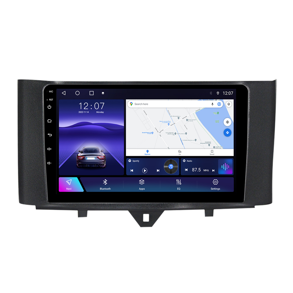 (Resigilata) Navigatie dedicata Smart Fortwo 2011-2015, 2GB RAM 32GB ROM, Quad Core, Display 9" IPS Full HD, Carplay, Android 13, Bluetooth, Magazin Play, Suport camere AHD [2]