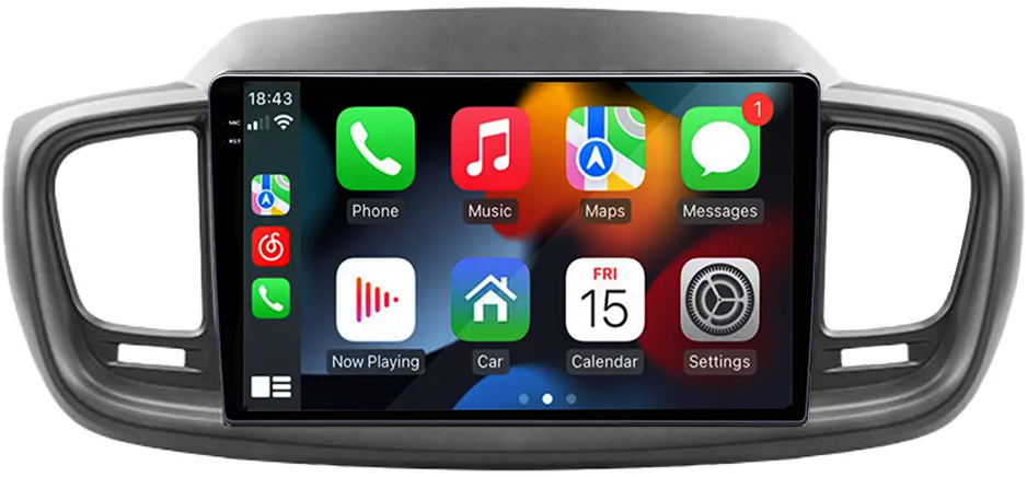 Navigatie dedicata Sorento 2014-2017, 12GB RAM 256GB ROM, Android 13, Rezolutie 2K, Display QLED, 10", DSP, Carplay, Android Auto, Internet, Youtube, Waze, Wi Fi, USB [4]