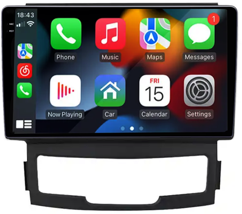 Navigatie dedicata Ssangyong Korando 2010-2013, 12GB RAM 256GB ROM, Android 13, Rezolutie 2K, Display QLED, 9", DSP, Carplay, Android Auto, Internet, Youtube, Waze, Wi Fi, USB [3]
