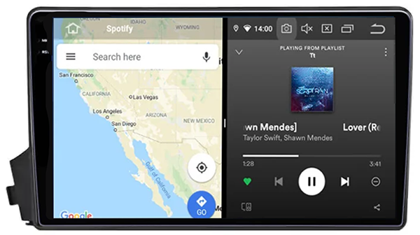 Navigatie dedicata Ssangyong Kyron 2005-2011, 12GB RAM 256GB ROM, Android 13, Rezolutie 2K, Display QLED, 9", DSP, Carplay, Android Auto, Internet, Youtube, Waze, Wi Fi, USB [2]