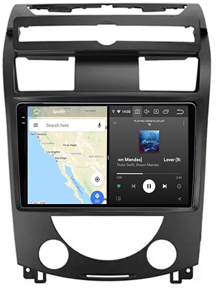 Navigatie dedicata SsangYong Rexton 2006-2012, 12GB RAM 256GB ROM, Android 13, Rezolutie 2K, Display QLED, 10", DSP, Carplay, Android Auto, Internet, Youtube, Waze, Wi Fi, USB [2]